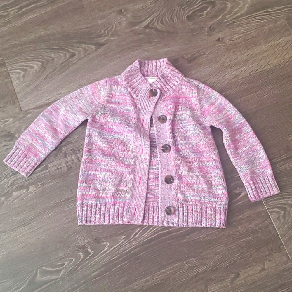 Toddler Girls Old Navy 3T 100% Cotton Botton Up Sweater